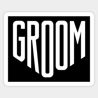 Groom Sticker